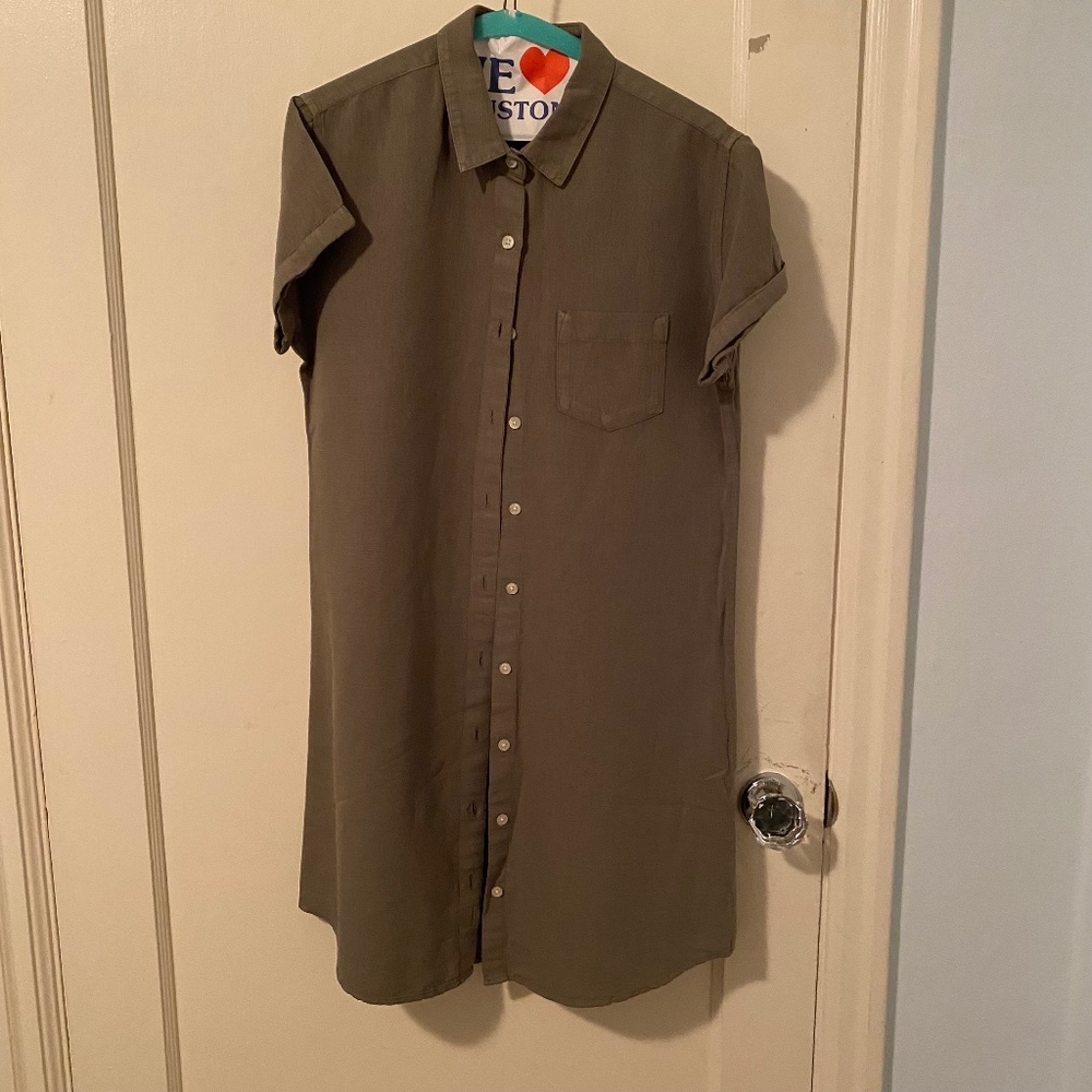 LAST CALL Bridge & Burn Linen/Cotton Blend Dress
